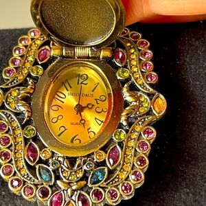 Heidi Daus Multicolor Jeweled Bracelet Watch